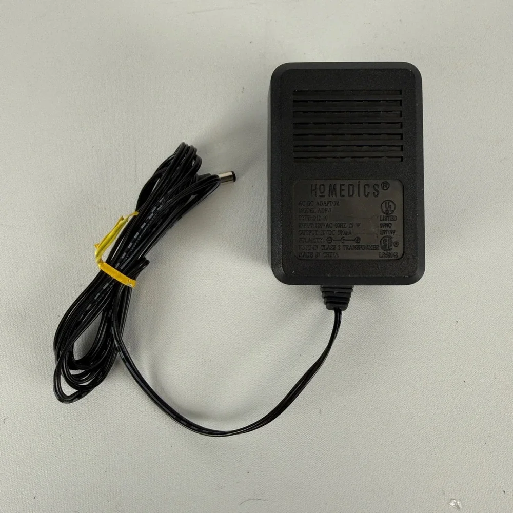 Genuine Homedics ADP-7 (D12-08A) AC/DC Power‎ Supply Adapter Class 2 Transformer